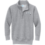 Vanegrift Men's Soccer Booster Club Vipers <span class="pdp-name-mascot">Vanegrift Men's Soccer Booster Club Vipers</span> Port & Company Youth Core Fleece 1/4-Zip Pullover Sweatshirt Front Thumbnail