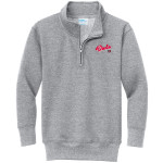 Wakefield Owls <span class="pdp-name-mascot">Wakefield Country Day School Owls</span> Port & Company Youth Core Fleece 1/4-Zip Pullover Sweatshirt Front Thumbnail