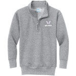 Warrenton Warriors Port & Company Youth Core Fleece 1/4-Zip Pullover Sweatshirt Front Thumbnail