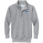 Parker County Pickleball Association <span class="pdp-name-mascot">Parker County Pickleball Association</span> Port & Company Youth Core Fleece 1/4-Zip Pullover Sweatshirt Front Thumbnail