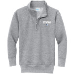 CORNERSTONE ACADEMY COUGARS <span class="pdp-name-mascot">CORNERSTONE COUGARS</span> Port & Company Youth Core Fleece 1/4-Zip Pullover Sweatshirt Front Thumbnail