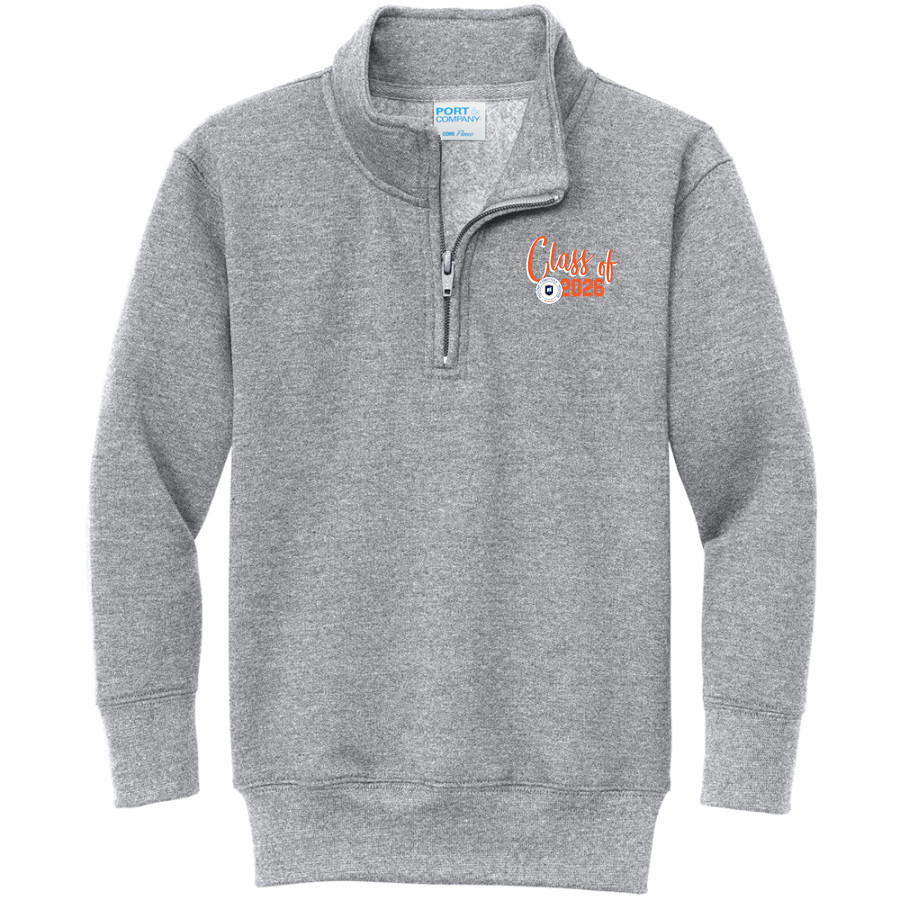 Helena Christian Rams <span class="pdp-name-mascot">Helena Christian School Rams</span> Port & Company Youth Core Fleece 1/4-Zip Pullover Sweatshirt