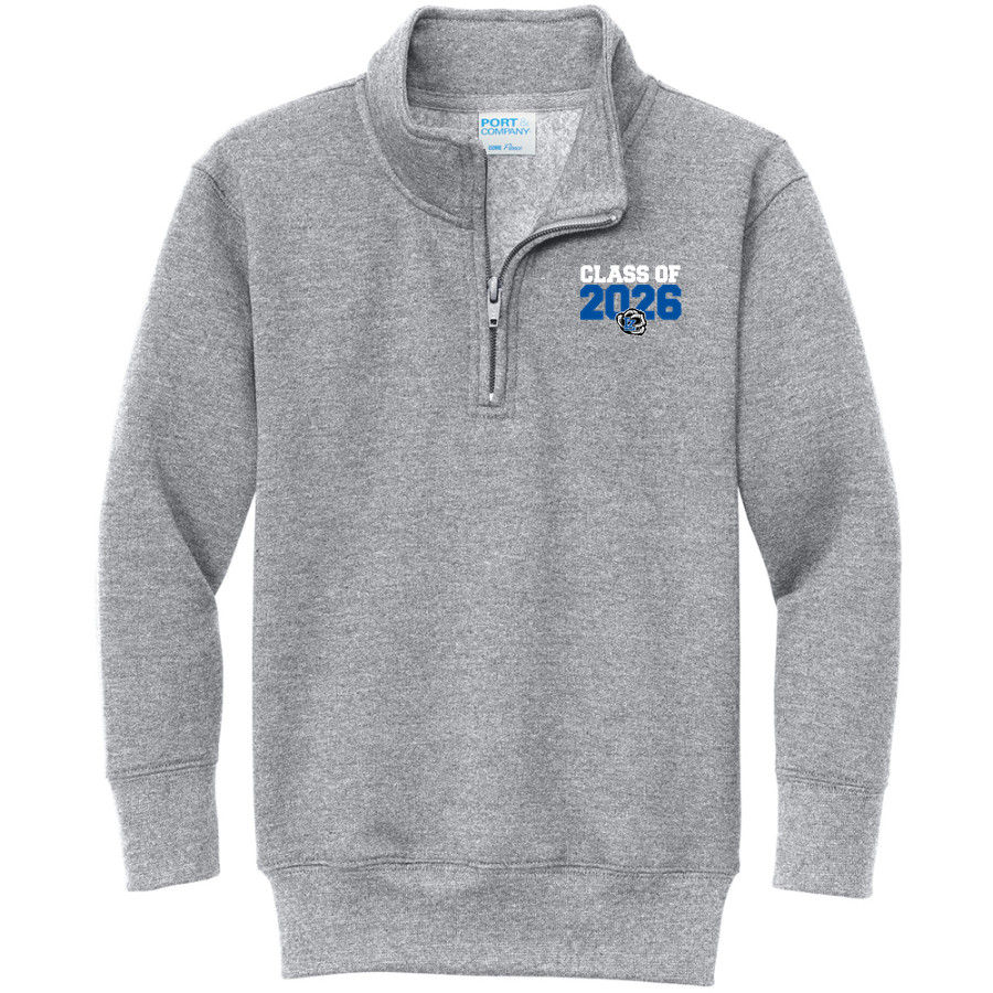 LAKE ZURICH HIGH SCHOOL BEARS <span class="pdp-name-mascot">LAKE ZURICH BEARS</span> Port & Company Youth Core Fleece 1/4-Zip Pullover Sweatshirt