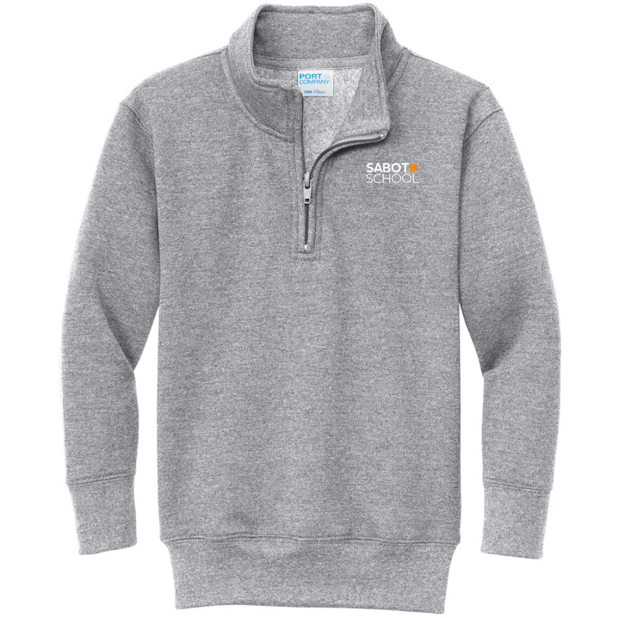 Sabot School Sabot School <span class="pdp-name-mascot">STONY POINT SCHOOL</span> Port & Company Youth Core Fleece 1/4-Zip Pullover Sweatshirt
