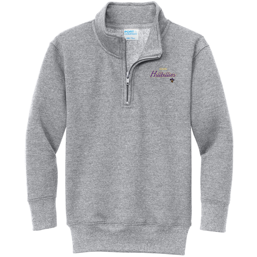 OZARK HIGH SCHOOL HILLBILLIES <span class="pdp-name-mascot">OZARK HILLBILLIES</span> Port & Company Youth Core Fleece 1/4-Zip Pullover Sweatshirt