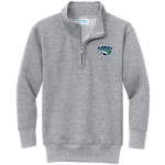 PRINCETON ACADEMY Hawks <span class="pdp-name-mascot">PRINCETON ACADEMY OF THE SACRED HEART Hawks</span> Port & Company Youth Core Fleece 1/4-Zip Pullover Sweatshirt Front Thumbnail