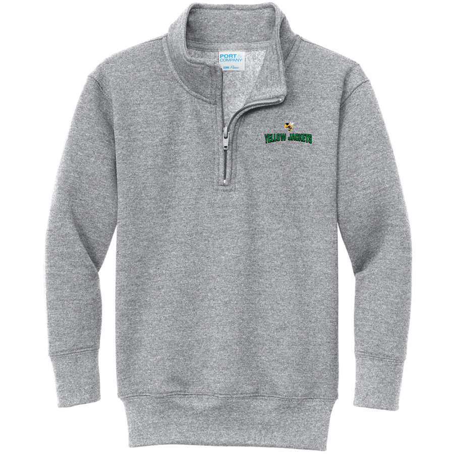 WINDSOR HIGH SCHOOL YELLOW JACKETS <span class="pdp-name-mascot">WINDSOR YELLOW JACKETS</span> Port & Company Youth Core Fleece 1/4-Zip Pullover Sweatshirt