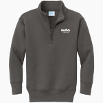BVSA BOBBY VALENTINE'S SP <span class="pdp-name-mascot">BOBBY VALENTINE'S SPORTS ACADEMY</span> Port & Company Youth Core Fleece 1/4-Zip Pullover Sweatshirt Front Thumbnail