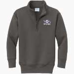 First Baptist Hurricanes <span class="pdp-name-mascot">First Baptist Hurricanes</span> Port & Company Youth Core Fleece 1/4-Zip Pullover Sweatshirt Front Thumbnail