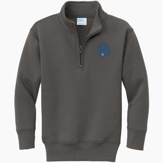 Port & Company Youth Core Fleece 1/4-Zip Pullover Sweatshirt