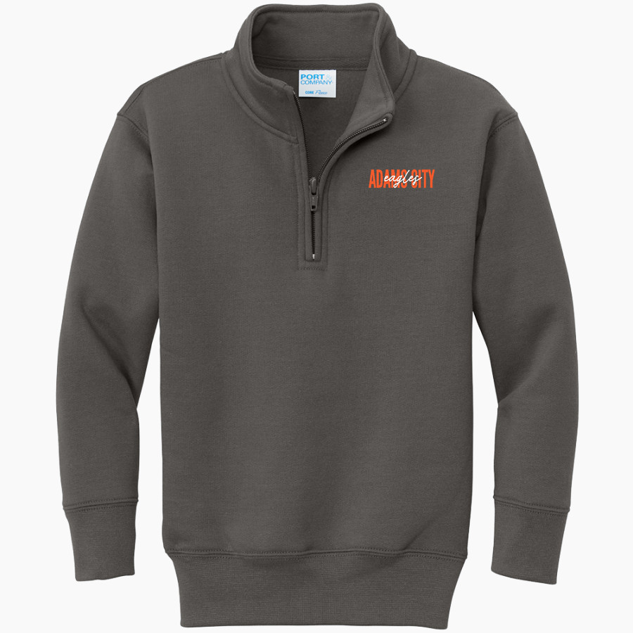 Adams City Middle School <span class="pdp-name-mascot">Adams City</span> Port & Company Youth Core Fleece 1/4-Zip Pullover Sweatshirt
