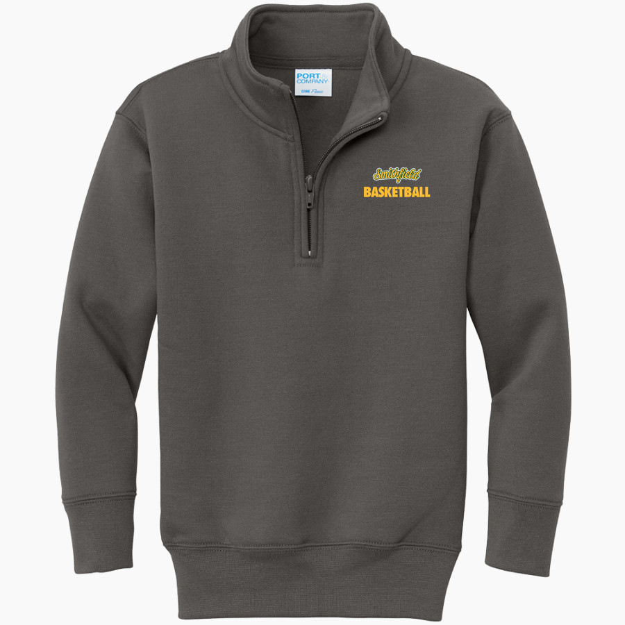 Smithfield Basketball Association Port & Company Youth Core Fleece 1/4-Zip Pullover Sweatshirt