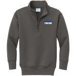 Costello Cougars <span class="pdp-name-mascot">Costello Elementary School Cougars</span> Port & Company Youth Core Fleece 1/4-Zip Pullover Sweatshirt Front Thumbnail