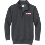 Wittenberg University Tigers <span class="pdp-name-mascot">Wittenberg University Tigers</span> Port & Company Youth Core Fleece 1/4-Zip Pullover Sweatshirt Front Thumbnail