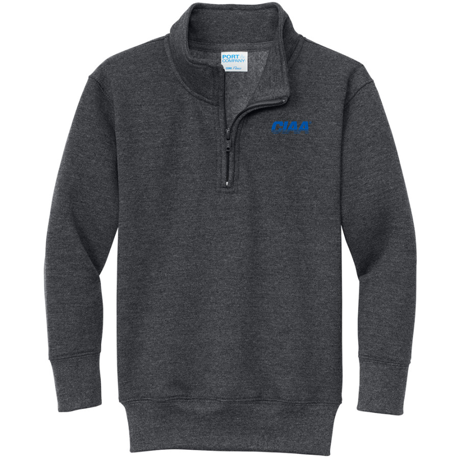 Central Intercollegiate Athletic Association Port & Company Youth Core Fleece 1/4-Zip Pullover Sweatshirt