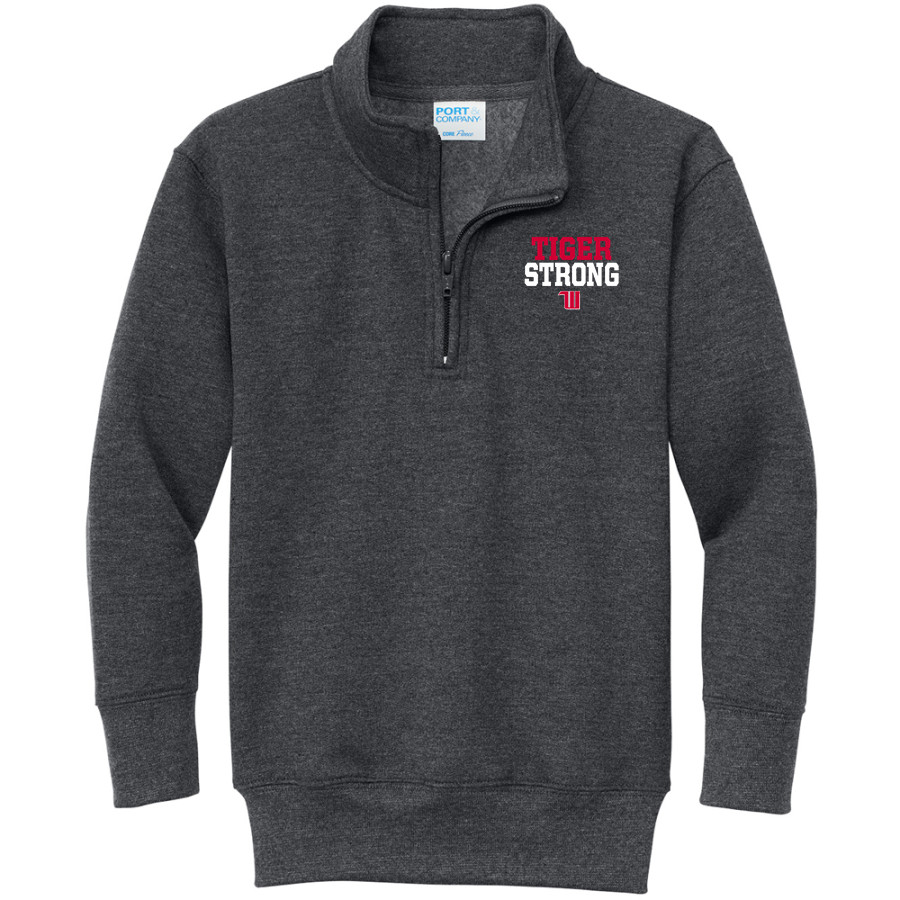 Wittenberg University Tigers <span class="pdp-name-mascot">Wittenberg University Tigers</span> Port & Company Youth Core Fleece 1/4-Zip Pullover Sweatshirt