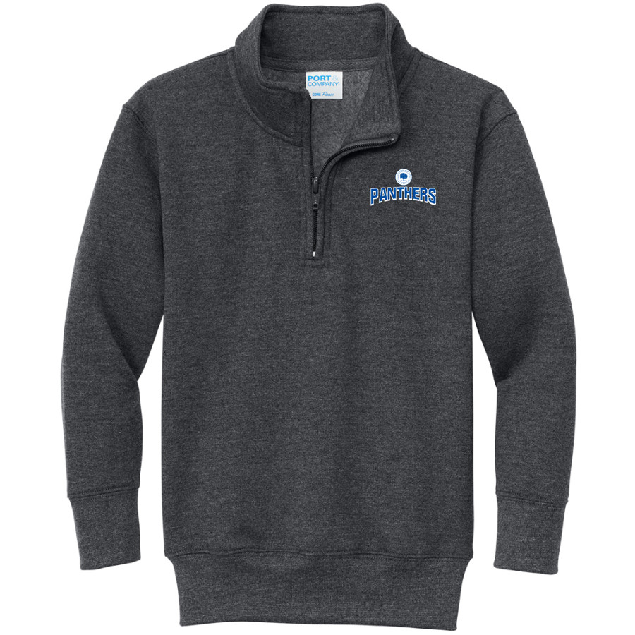Houghton Academy Panthers <span class="pdp-name-mascot">Houghton Academy Panthers</span> Port & Company Youth Core Fleece 1/4-Zip Pullover Sweatshirt