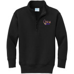 FARMINGTON HIGH SCHOOL FARMERS <span class="pdp-name-mascot">FARMINGTON FARMERS</span> Port & Company Youth Core Fleece 1/4-Zip Pullover Sweatshirt Front Thumbnail