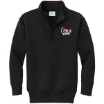 JOHN HERSEY HIGH SCHOOL HUSKIES Port & Company Youth Core Fleece 1/4-Zip Pullover Sweatshirt Front Thumbnail