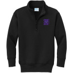 Trevecca University Trojans Port & Company Youth Core Fleece 1/4-Zip Pullover Sweatshirt Front Thumbnail