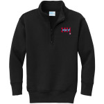 Central Burden Raiders <span class="pdp-name-mascot">Central Burden Raiders</span> Port & Company Youth Core Fleece 1/4-Zip Pullover Sweatshirt Front Thumbnail