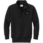 RUSSELLVILLE HIGH SCHOOL GOLDEN TIGERS <span class="pdp-name-mascot">RUSSELLVILLE GOLDEN TIGERS</span> Port & Company Youth Core Fleece 1/4-Zip Pullover Sweatshirt Front Thumbnail