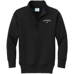 Santa Barbara Saints Football <span class="pdp-name-mascot">Santa Barbara Saints Football</span> Port & Company Youth Core Fleece 1/4-Zip Pullover Sweatshirt Front Thumbnail