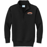 NORTH SPRINGS HIGH SCHOOL SPARTANS <span class="pdp-name-mascot">NORTH SPRINGS SPARTANS</span> Port & Company Youth Core Fleece 1/4-Zip Pullover Sweatshirt Front Thumbnail