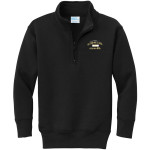LEVERETTS CHAPEL HIGH SCHOOL LIONS <span class="pdp-name-mascot">LEVERETTS CHAPEL LIONS</span> Port & Company Youth Core Fleece 1/4-Zip Pullover Sweatshirt Front Thumbnail