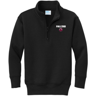 Port & Company Youth Core Fleece 1/4-Zip Pullover Sweatshirt