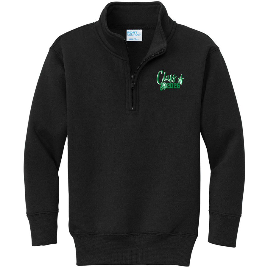 Bremen Athletics Sideline Store <span class="pdp-name-mascot">Bremen Lions</span> Port & Company Youth Core Fleece 1/4-Zip Pullover Sweatshirt