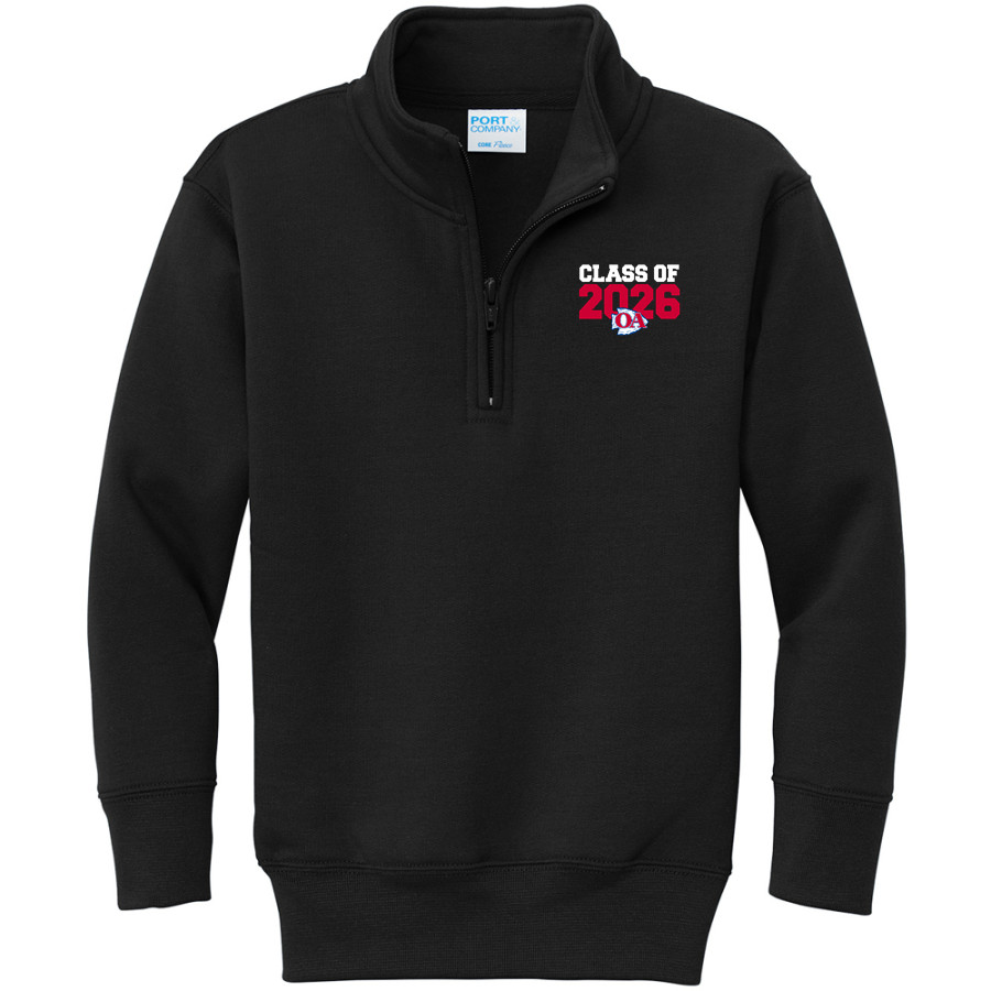 Owego-apalachin Indians Port & Company Youth Core Fleece 1/4-Zip Pullover Sweatshirt
