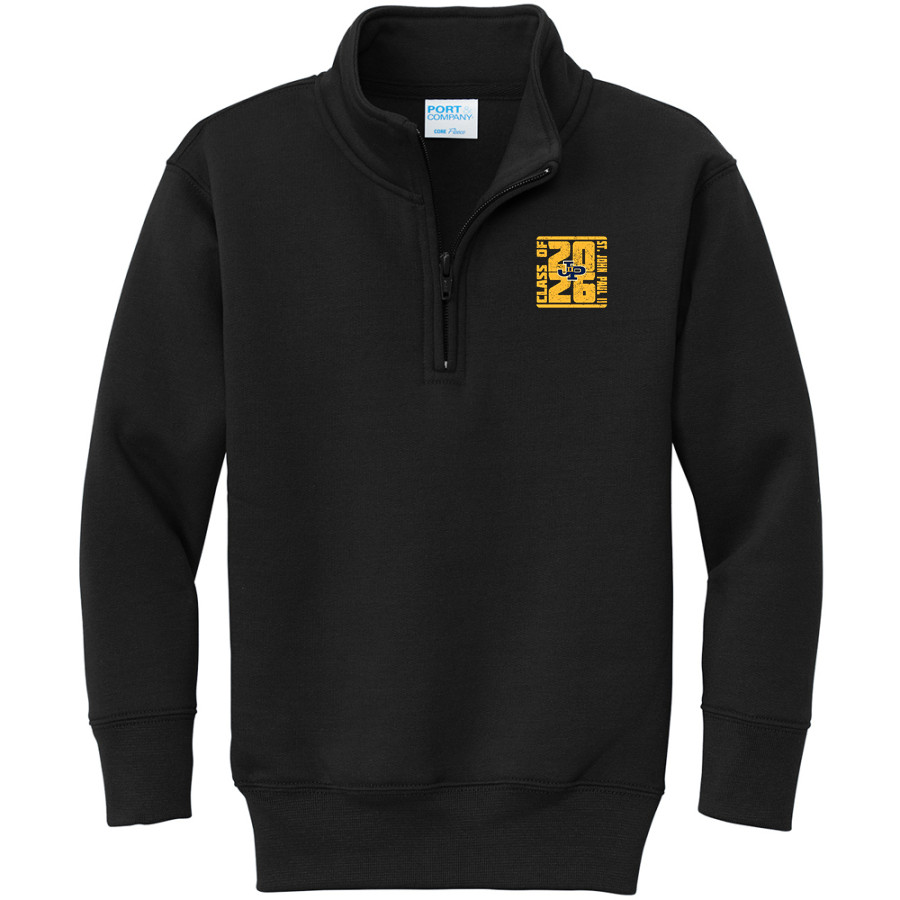 St. JOHN PAUL II CATHOLIC GUARDIANS ONLINE STORE <span class="pdp-name-mascot">JOHN PAUL II GUARDIANS</span> Port & Company Youth Core Fleece 1/4-Zip Pullover Sweatshirt