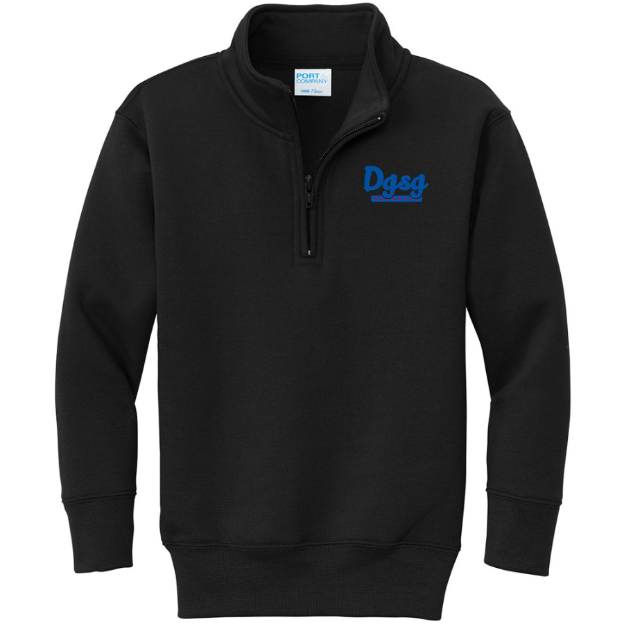 DGSG Bearcats <span class="pdp-name-mascot">Geyser Wranglers</span> Port & Company Youth Core Fleece 1/4-Zip Pullover Sweatshirt