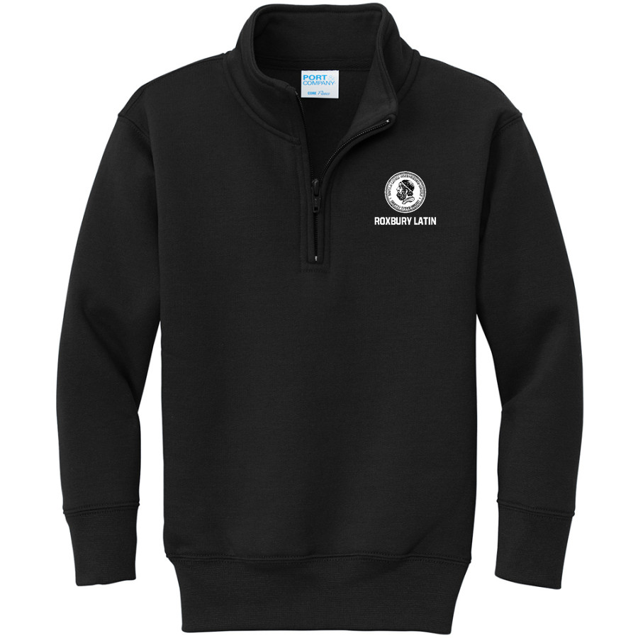 Roxbury Latin Port & Company Youth Core Fleece 1/4-Zip Pullover Sweatshirt