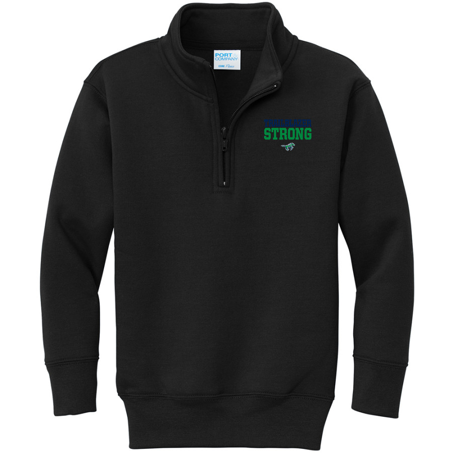 Babcock Trailblazers <span class="pdp-name-mascot">Babcock High School Trailblazers</span> Port & Company Youth Core Fleece 1/4-Zip Pullover Sweatshirt