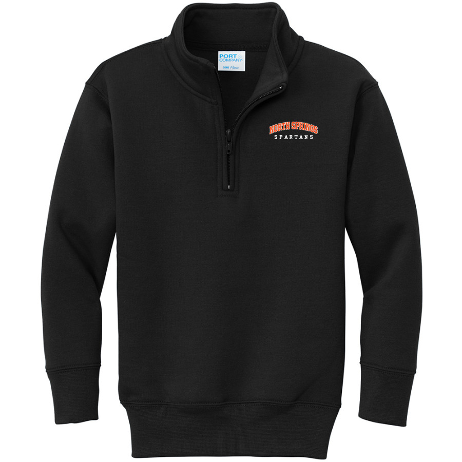 NORTH SPRINGS HIGH SCHOOL SPARTANS <span class="pdp-name-mascot">NORTH SPRINGS SPARTANS</span> Port & Company Youth Core Fleece 1/4-Zip Pullover Sweatshirt