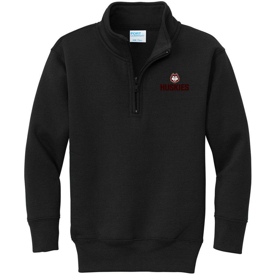 JOHN HERSEY HIGH SCHOOL HUSKIES <span class="pdp-name-mascot">JOHN HERSEY HUSKIES</span> Port & Company Youth Core Fleece 1/4-Zip Pullover Sweatshirt