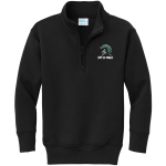 EAGLE'S VIEW ACADEMY WARRIORS <span class="pdp-name-mascot">EAGLE'S VIEW ACADEMY WARRIORS</span> Port & Company Youth Core Fleece 1/4-Zip Pullover Sweatshirt Front Thumbnail