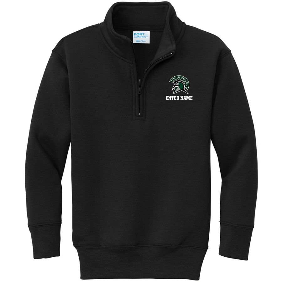 EAGLE'S VIEW ACADEMY WARRIORS <span class="pdp-name-mascot">EAGLE'S VIEW ACADEMY WARRIORS</span> Port & Company Youth Core Fleece 1/4-Zip Pullover Sweatshirt