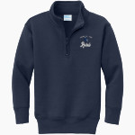RITCHIE COUNTY HIGH SCHOOL REBELS Port & Company Youth Core Fleece 1/4-Zip Pullover Sweatshirt Front Thumbnail