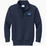 HONDO HIGH SCHOOL OWLS <span class="pdp-name-mascot">HONDO OWLS</span> Port & Company Youth Core Fleece 1/4-Zip Pullover Sweatshirt Front Thumbnail