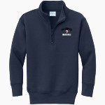 MOT Charter Mustangs Port & Company Youth Core Fleece 1/4-Zip Pullover Sweatshirt Front Thumbnail