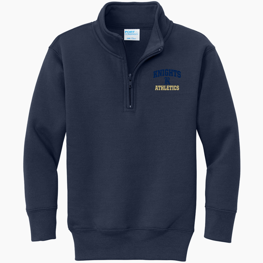 Regents School of Austin The Official Store of the Knights Port & Company Youth Core Fleece 1/4-Zip Pullover Sweatshirt