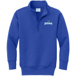 EDEN HIGH SCHOOL BULLDOGS <span class="pdp-name-mascot">EDEN BULLDOGS /LADY</span> Port & Company Youth Core Fleece 1/4-Zip Pullover Sweatshirt Front Thumbnail