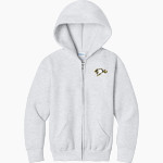 OAK PARK HIGH SCHOOL EAGLES <span class="pdp-name-mascot">OAK PARK EAGLES</span> Port & Company Youth Core Fleece Full-Zip Hooded Sweatshirt Front Thumbnail