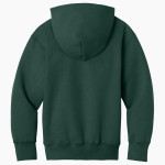 MONADNOCK REGIONAL MIDDLE HIGH SCHOOL HUSKIES <span class="pdp-name-mascot">MONADNOCK REGIONAL HUSKIES</span> Port & Company Youth Core Fleece Full-Zip Hooded Sweatshirt Back Thumbnail