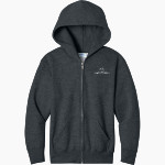 NEW BEDFORD SYMPHONY ORCHESTRA NEW BEDFORD SYMPHONY <span class="pdp-name-mascot">NEW BEDFORD SYMPHONY ORCHESTRA</span> Port & Company Youth Core Fleece Full-Zip Hooded Sweatshirt Front Thumbnail