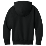 Shrewsbury Tigers <span class="pdp-name-mascot">Shrewsbury Travel Basketball Tigers</span> Port & Company Youth Core Fleece Full-Zip Hooded Sweatshirt Back Thumbnail