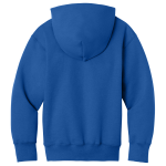 WALDRON SENIOR HIGH SCHOOL MOHAWKS <span class="pdp-name-mascot">WALDRON MOHAWKS</span> Port & Company Youth Core Fleece Full-Zip Hooded Sweatshirt Back Thumbnail